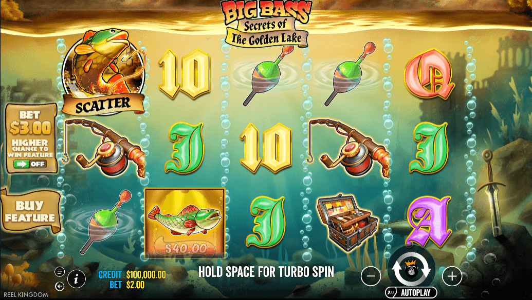 Big Bass Secrets Of The Golden Lake (Pragmatic Play) Image 1